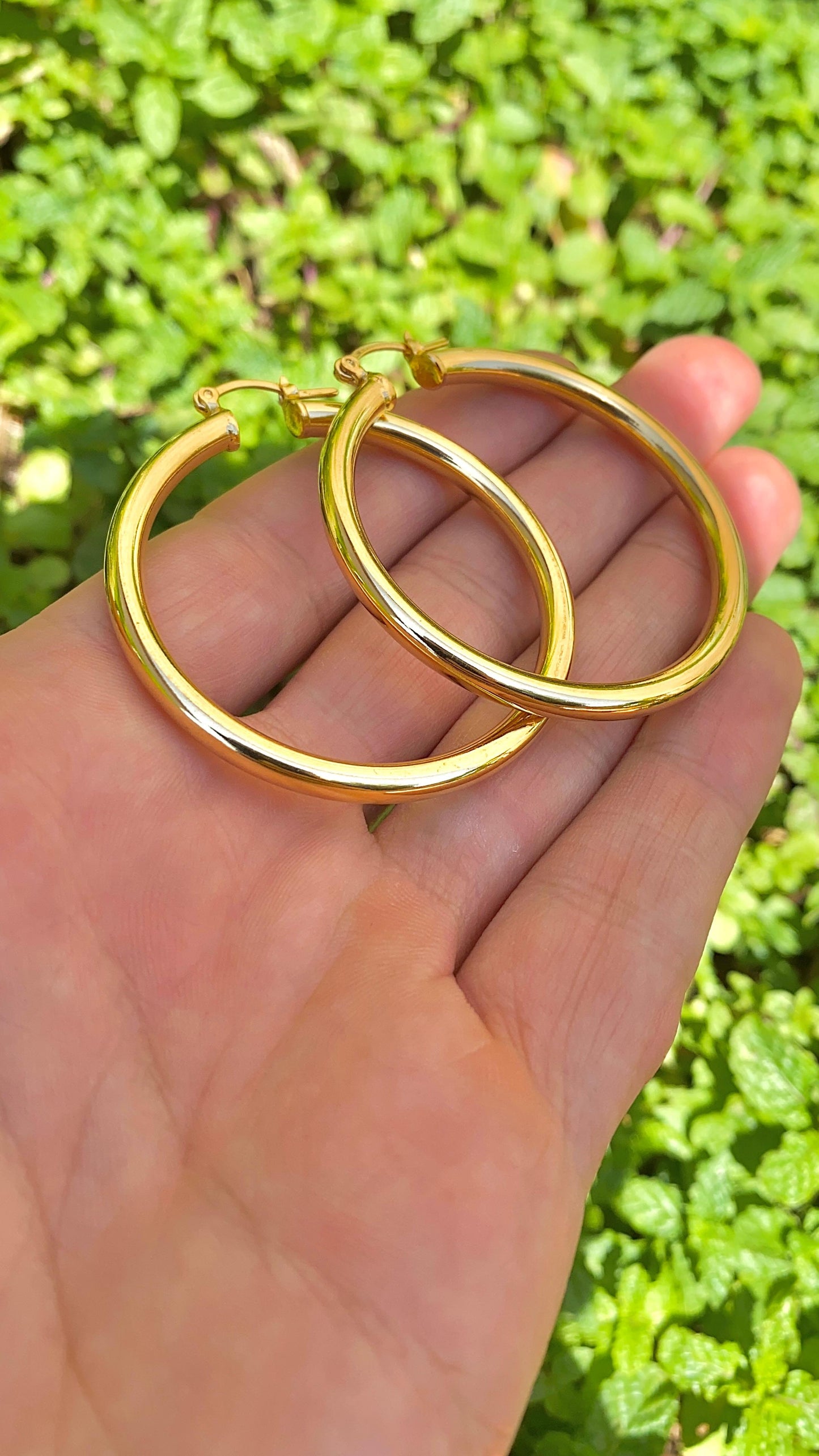 Hoops Earrings X-Large 53x50mm Gifts Jewelry Womens Girls Ladies