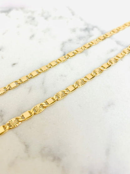 14K Gold Filled Valentino Chain / Baby Necklace / Kids Jewelry / Valentino Baby Chain 16 Inch Unisex