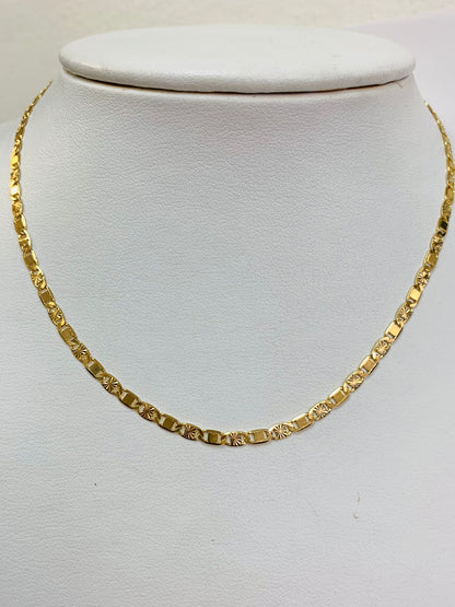 14K Gold Filled Valentino Chain / Baby Necklace / Kids Jewelry / Valentino Baby Chain 16 Inch Unisex