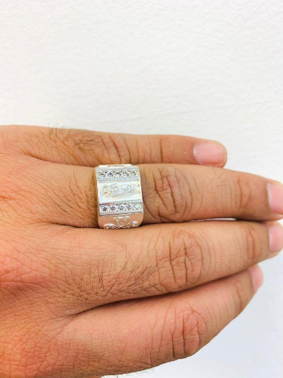 925 Sterling Silver San Judas Ring For Mens Womens Catholics Jewelry / Anillos de San Judas Plata Pura Para Hombre y Mujer / Saint Jude Ring