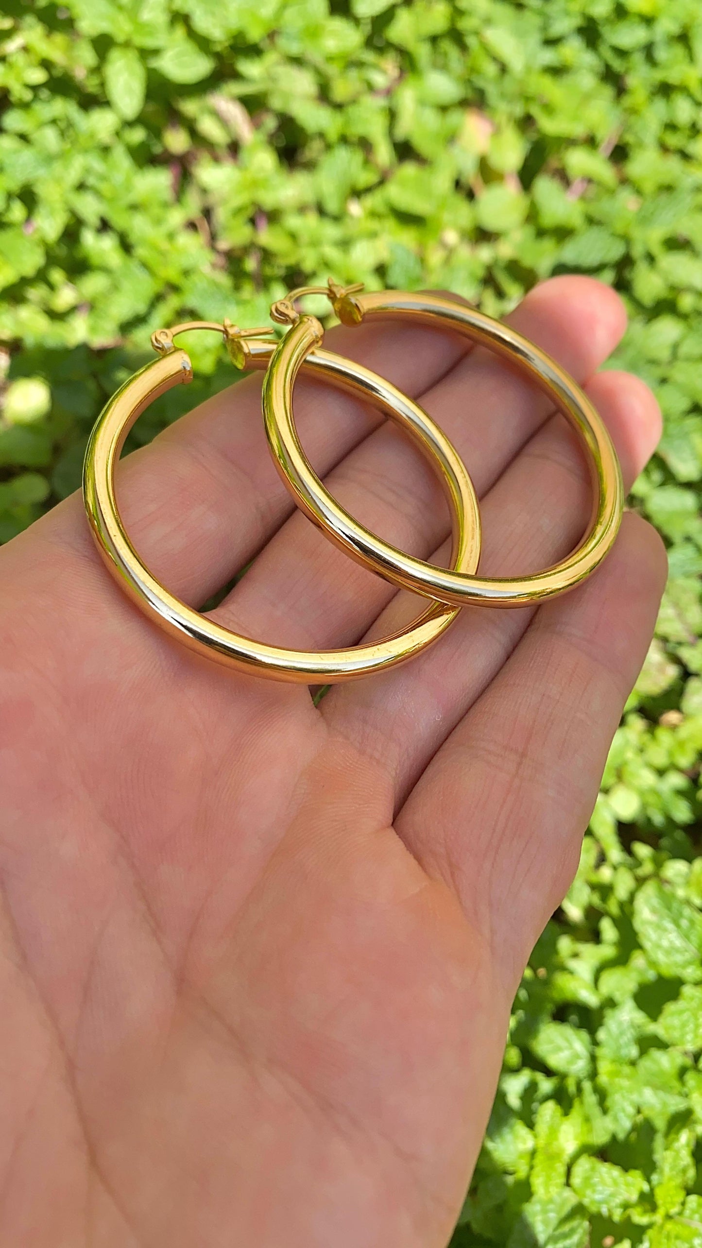 Hoops Earrings X-Large 53x50mm Gifts Jewelry Womens Girls Ladies