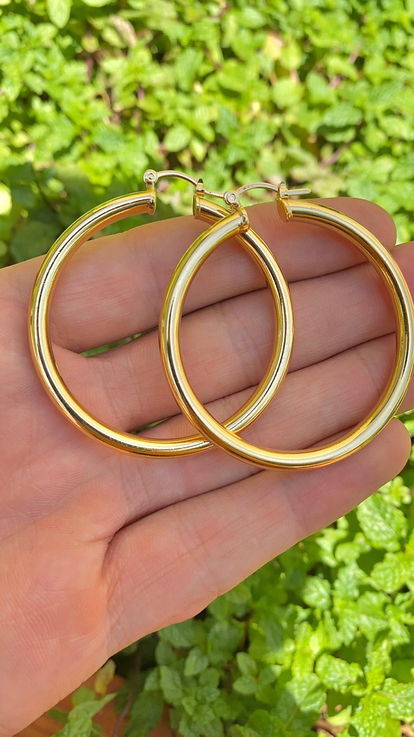 Hoops Earrings X-Large 53x50mm Gifts Jewelry Womens Girls Ladies