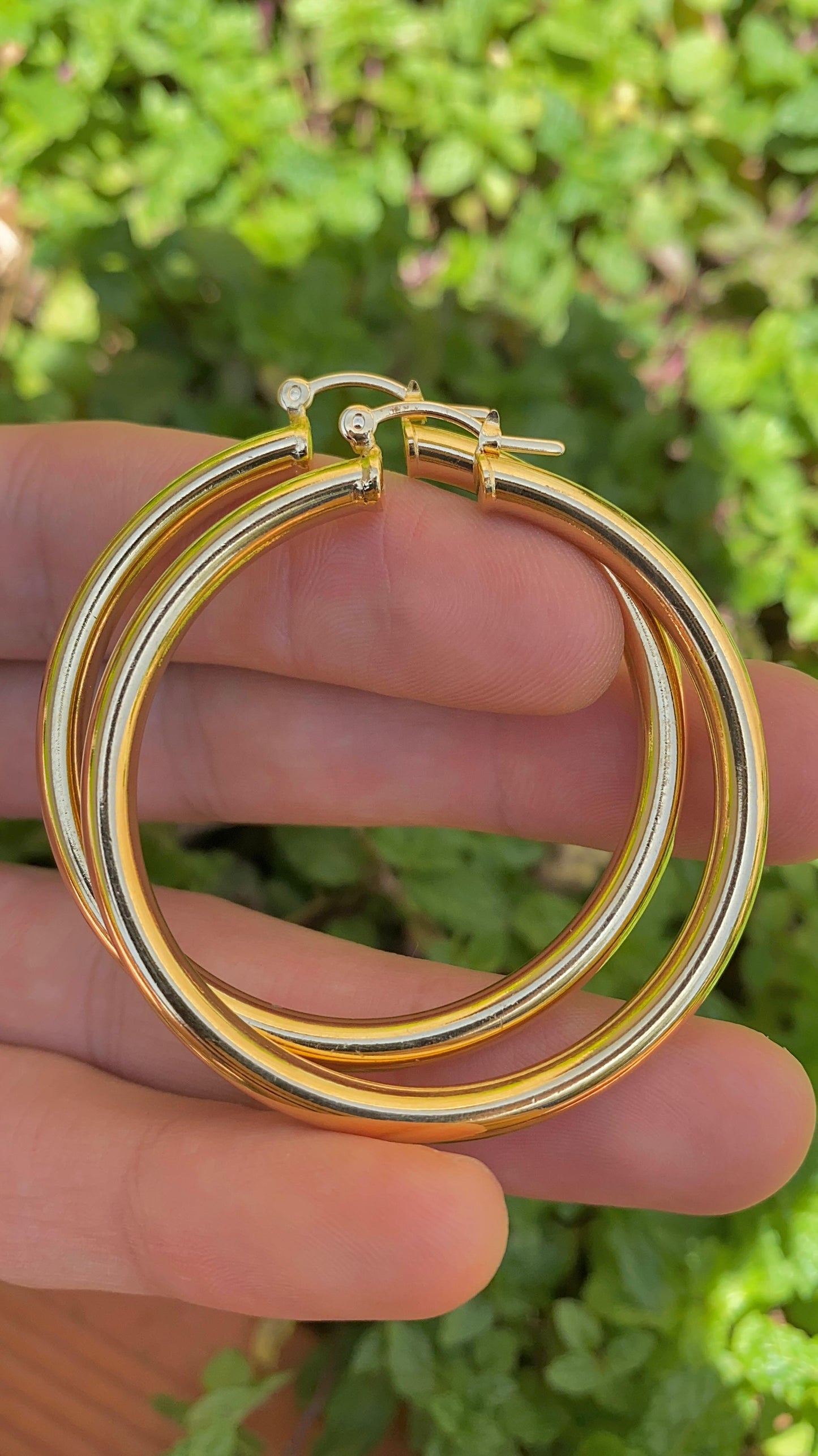 Hoops Earrings X-Large 53x50mm Gifts Jewelry Womens Girls Ladies