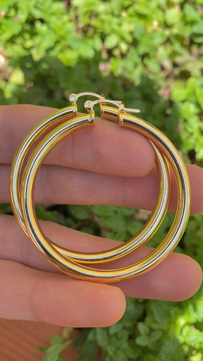 Hoops Earrings X-Large 53x50mm Gifts Jewelry Womens Girls Ladies