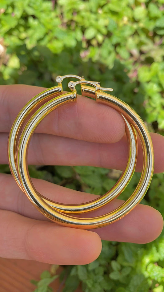 Hoops Earrings X-Large 53x50mm Gifts Jewelry Womens Girls Ladies