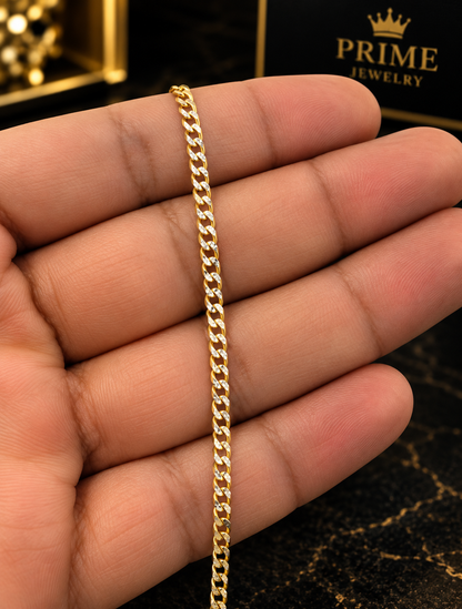 14K Yellow Gold Baby Kids Boys Girls Bracelet 6” 1.6g 2.5mm