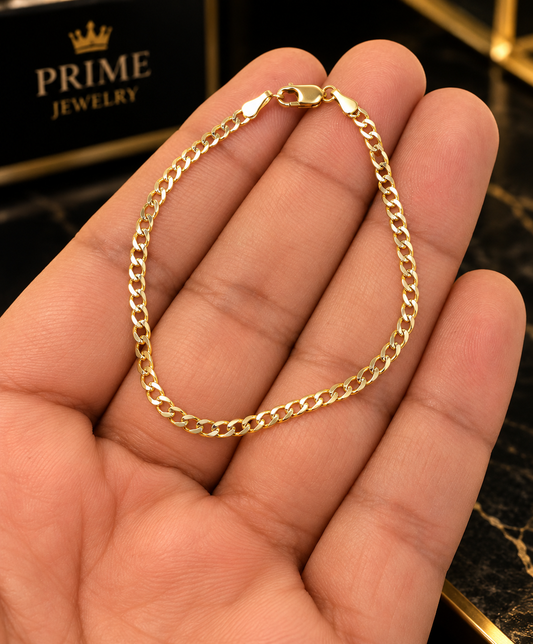 14K Yellow Gold Baby Kids Boys Girls Bracelet 6” 1.6g 2.5mm