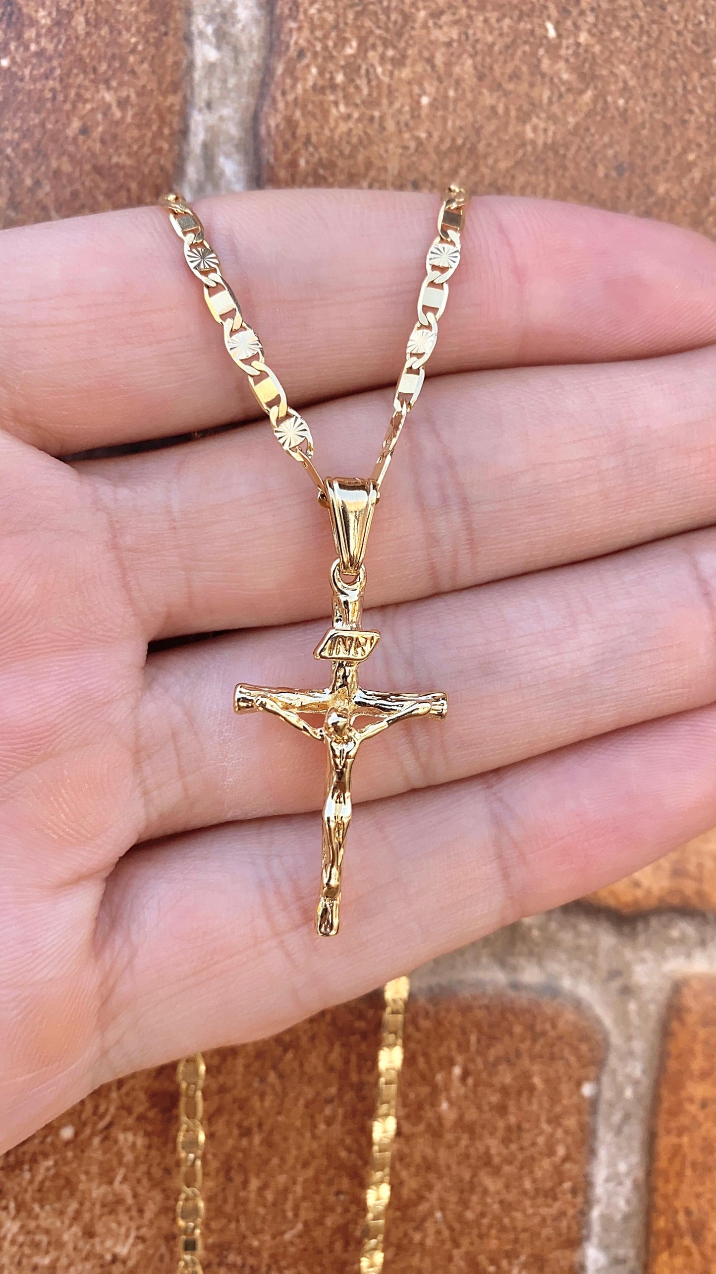 Jesus Cross Necklace Chain Gifts For Womens Mens
