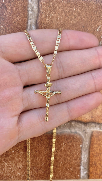 Jesus Cross Necklace Chain Gifts For Womens Mens
