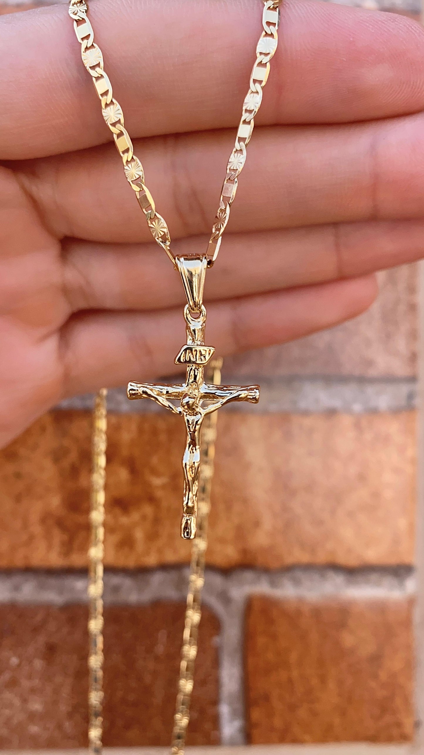 Jesus Cross Necklace Chain Gifts For Womens Mens