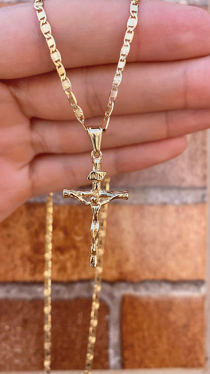 Jesus Cross Necklace Chain Gifts For Womens Mens