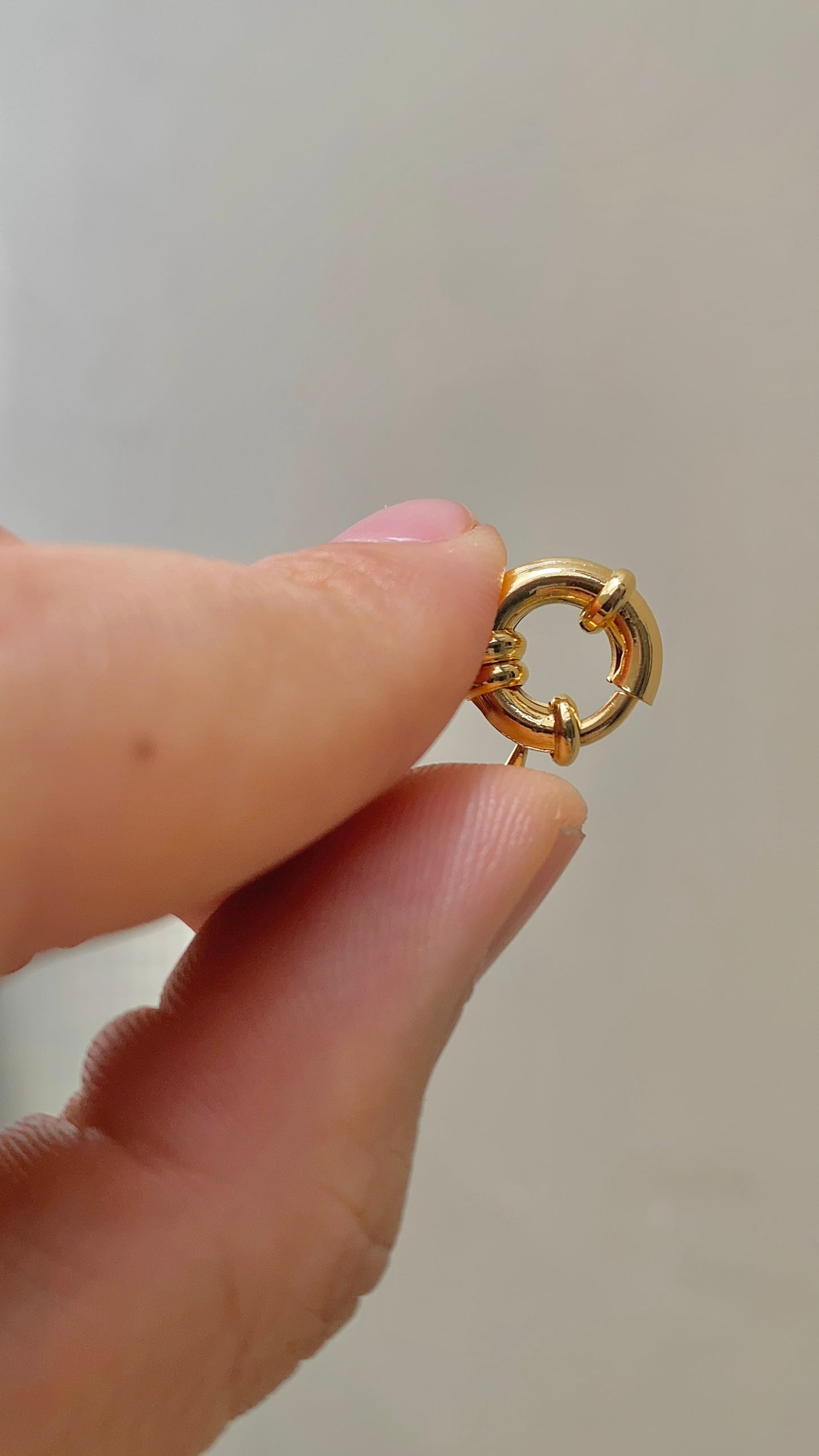 14K Gold Filled Virgen de Guadalupe Necklace Bismarck Chain Chocker 16"