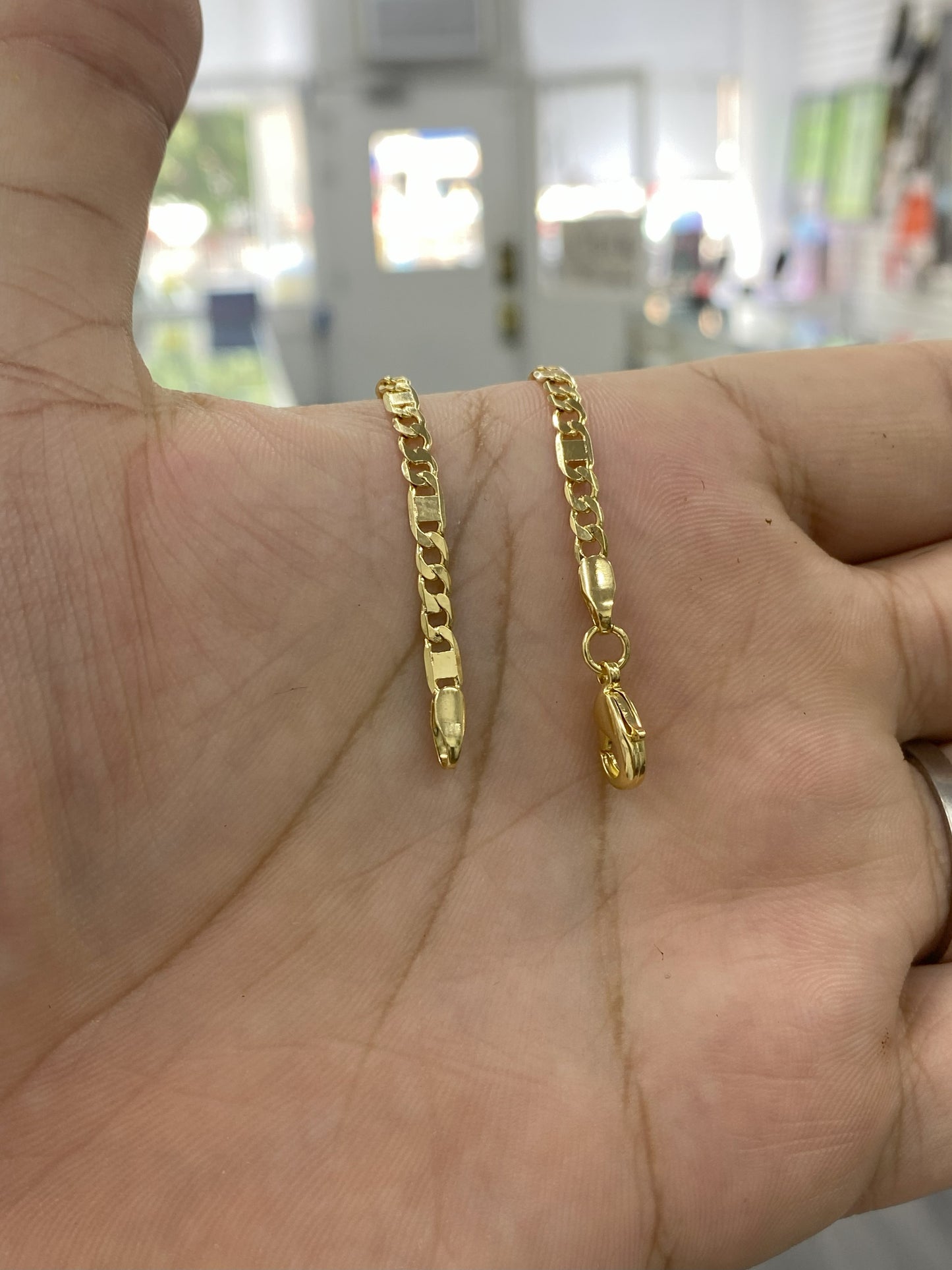 Curb Valentino Bracelet for Everyday Wear Use Gold Filled 5.75" INCH 2.8mm Gifts