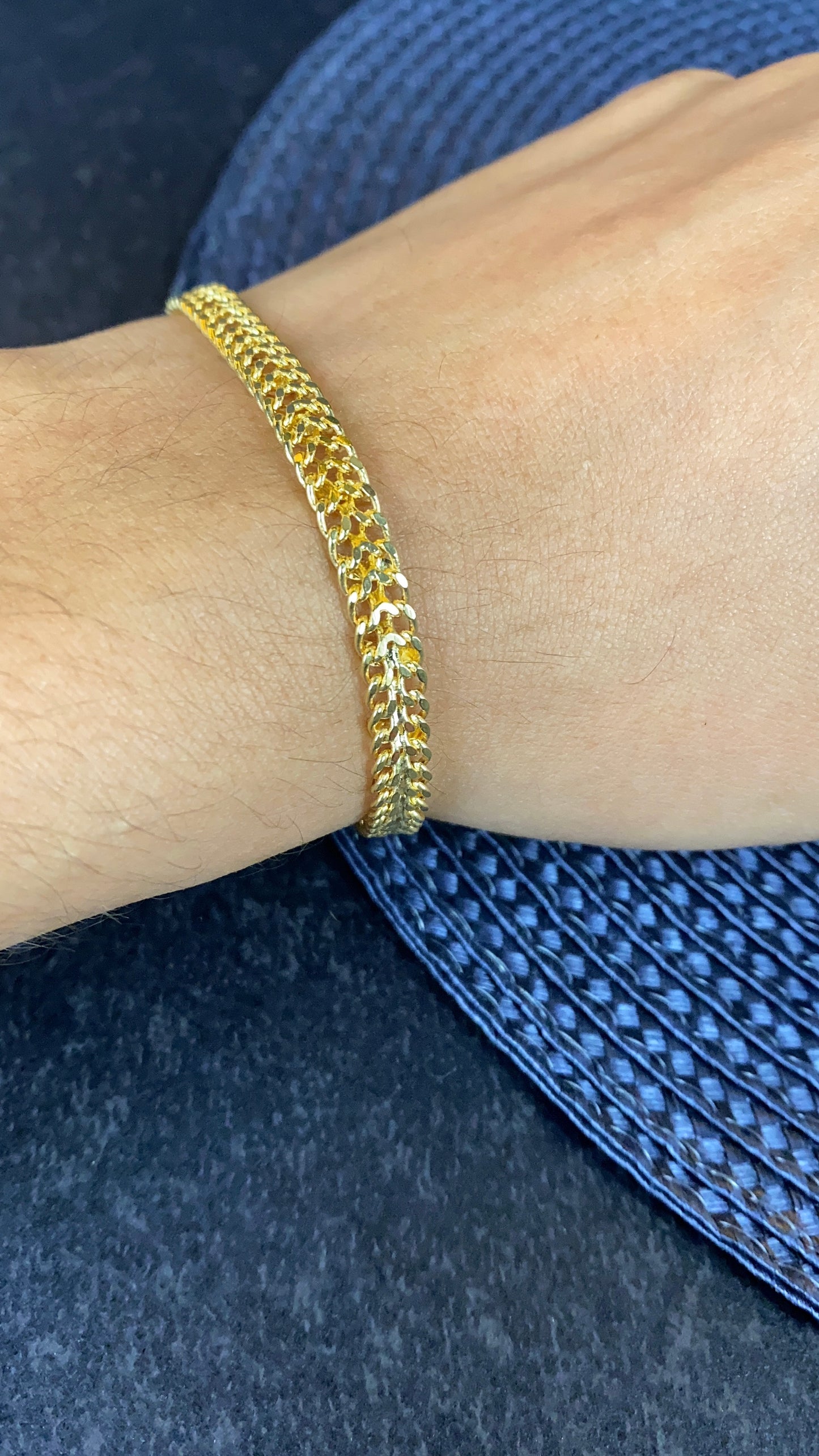 Womens Bismarck Gold Filled Bracelet Elegant Design Gifts for Her 7.75"