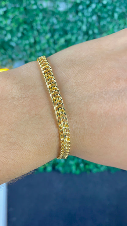 Womens Bismarck Gold Filled Bracelet Elegant Design Gifts for Her 7.75"