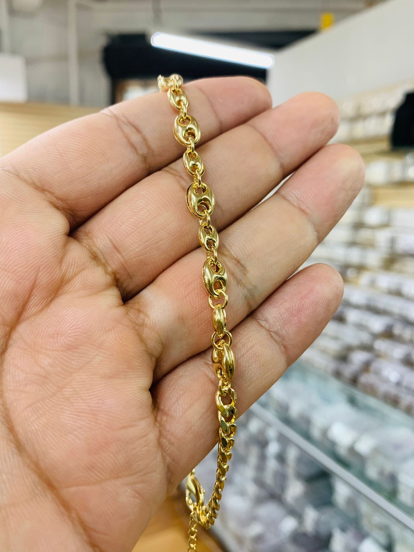 10" Mariner Link Chain Anklet Bracelet for Womens Ladies Girls in Gold Filled Bracelet for Foot Everyday Bracelet Gold Anklet Pulsera de Pie