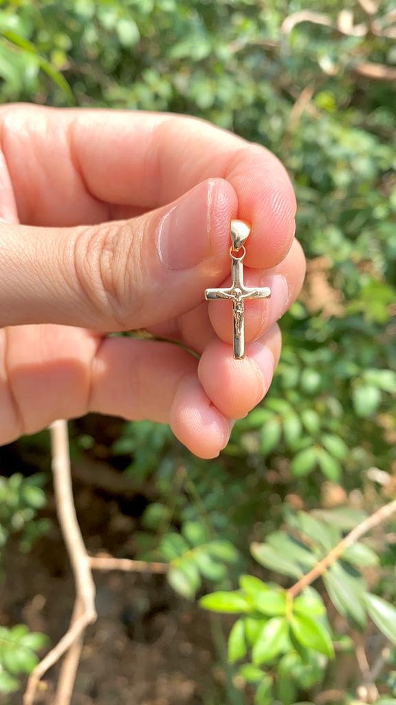 14K Gold Filled Baby Kids Boys Mens Womens Cross Pendant Charm 19x11mm