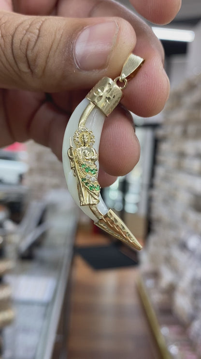 Colmillo de Coyote con Oro 14k