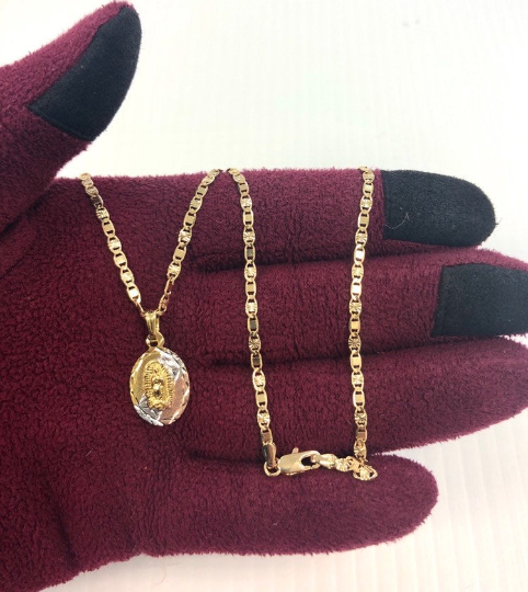 Saudi Gold | Jewelry | 8k Solid Saudi Gold Necklace Pendant 18 | Poshmark