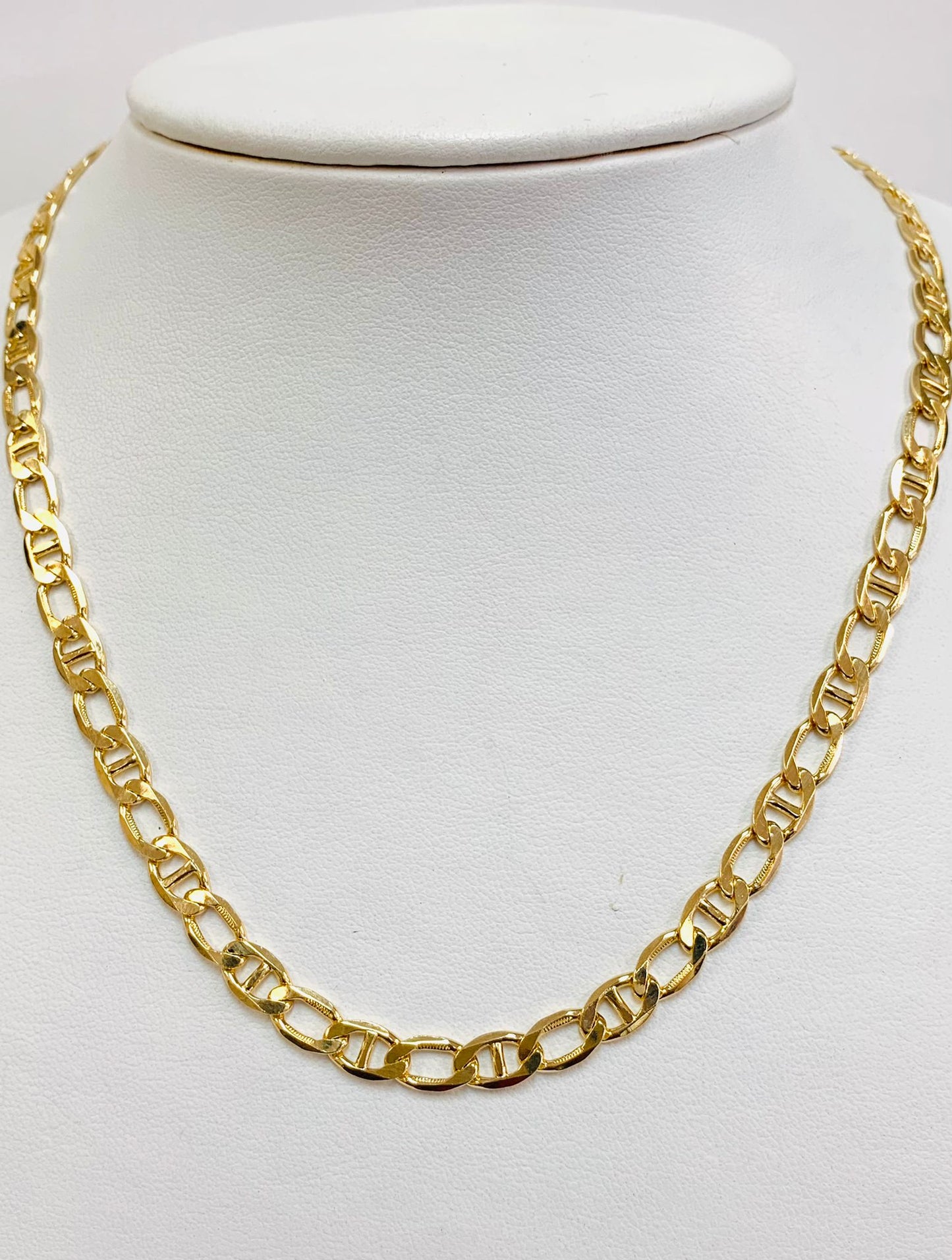 14K Gold Filled Mariner Chain Necklace 24" 21g 6mm / Chain Necklace / Mariner Chain / Cadena Para Hombre