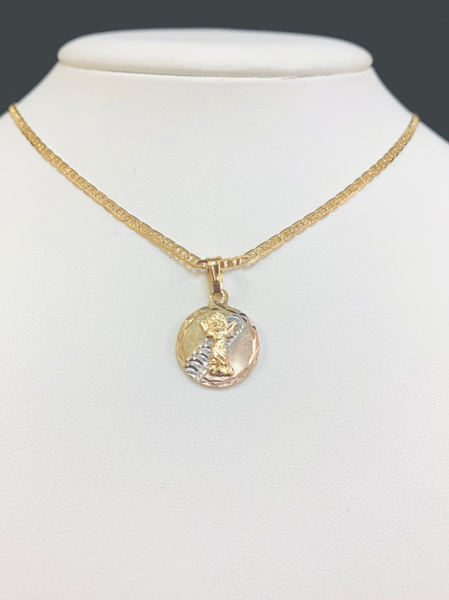 Gold Filled Divino Niño Pendant 17x14mm / Divino Niño Necklace / Divine Child Pendant / Cadena y Dije del Divino Nino / Christmas Gift / Valentine´s Day Gift