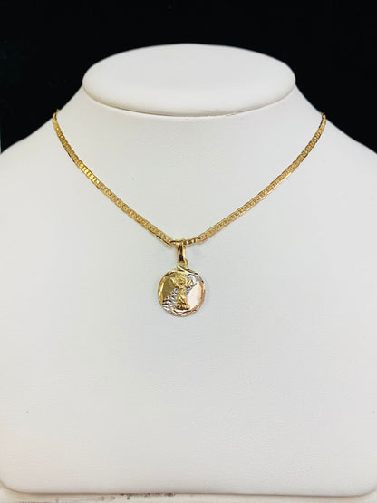 Gold Filled Divino Niño Pendant 17x14mm / Divino Niño Necklace / Divine Child Pendant / Cadena y Dije del Divino Nino / Christmas Gift / Valentine´s Day Gift