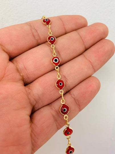 Red Evil Eye Anklet Bracelet Evil Eye Bracelet Protection