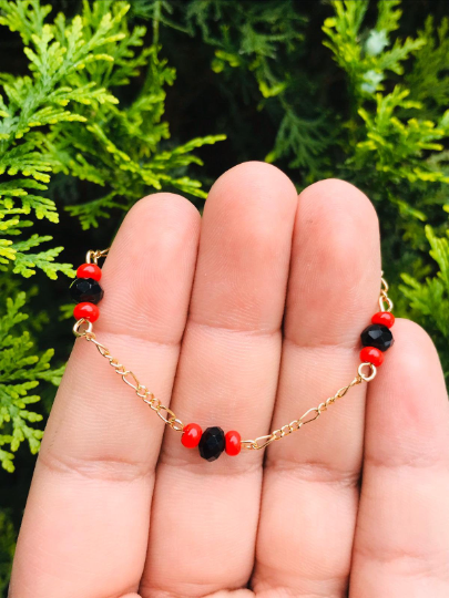 14k gold azabache deals bracelet