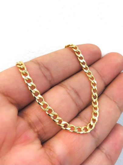 Newborn Baby/Children/Boys/Girls Bracelet, Real Gold Filled Baby Bracelet Cuban Link