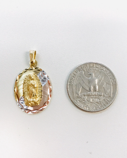 14k GF Virgen de Guadalupe Necklace & Pendant 20" For Womens Mens Unisex - Prime Jewelry 269