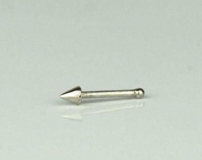 14k Yellow/White Gold Spike Nose Stud Ring / Body Jewelry / Nose Stud Piercing / Nose Ring / Aretes para la Nariz en Oro Real 14K / Spike Nose Ring / Women's Jewelry / Gold Piercing