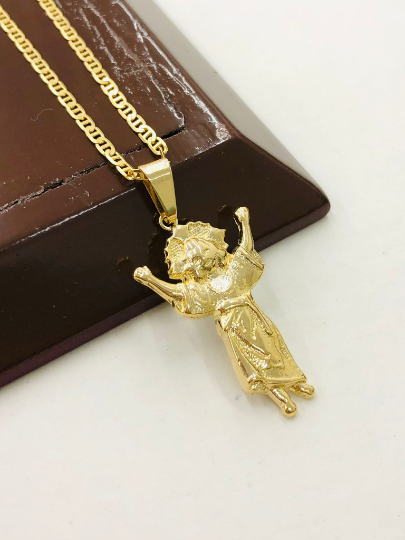 Baby 2025 jesus necklace