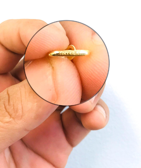 INRI-14K Yellow Gold Classic Cross Pendant With Jesus Christ 44x26mm