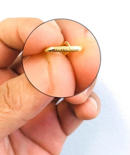 INRI-14K Yellow Gold Classic Cross Pendant With Jesus Christ 44x26mm