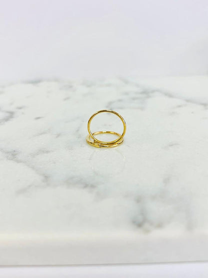 Nose Ring Endless Hoop Earrings 9x9mm / 14K Solid Gold Nose Ring / Body jewelry / Nose Ring Piercing