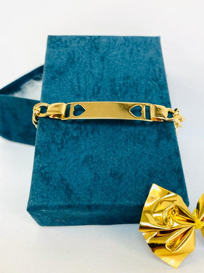 14K Gold Filled Baby ID Bracelet / Baby Shower Gift / Baby ID Bracelet 6" / Kids Bracelet / Pulsera para Ninos Oro Laminado