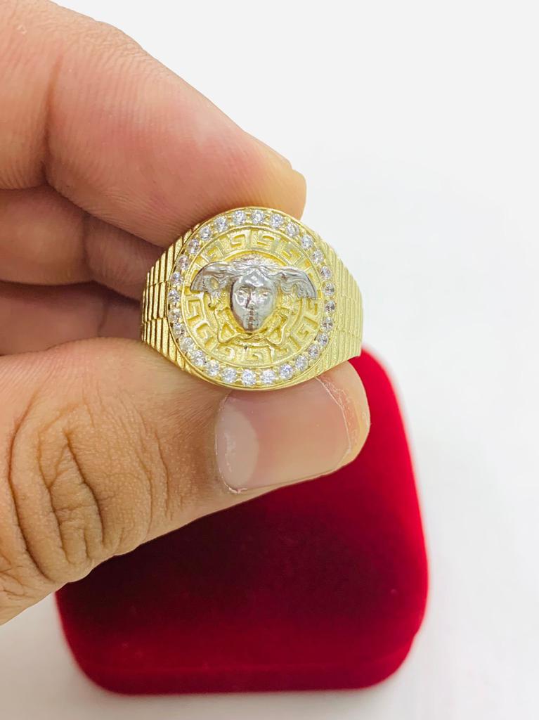 Versace gold deals mens ring